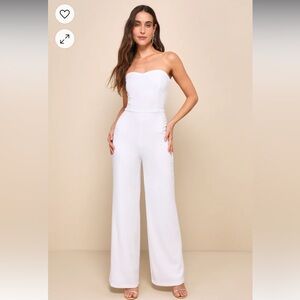 White Jumpsuit Lulus